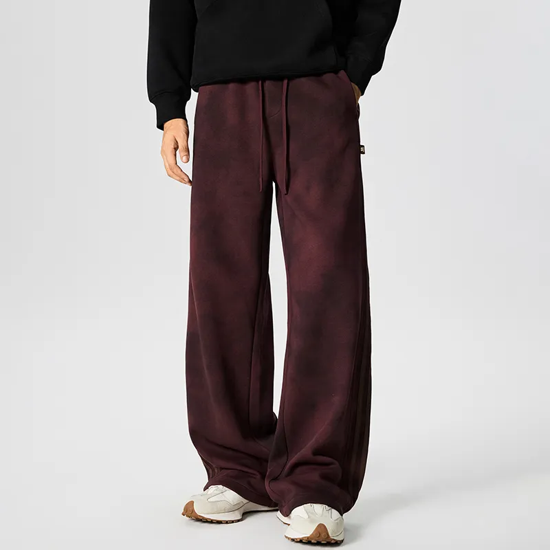 GTRG Casual Pants Unisex Dirty Red-2