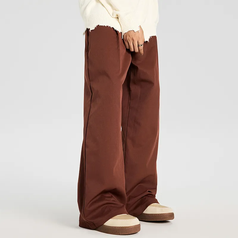 GTRG Casual Pants Unisex Rusty Red-2