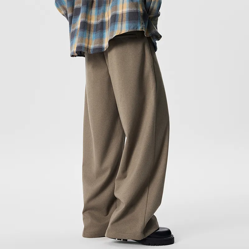 GTRG Casual Pants Unisex Greige-7