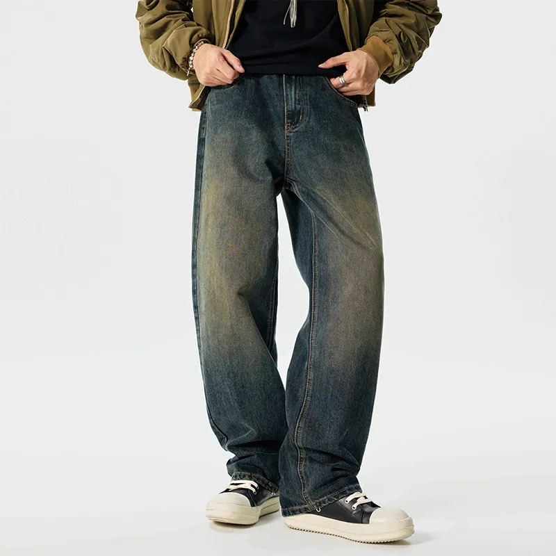 GTRG Jeans Unisex Vintage Blue-3