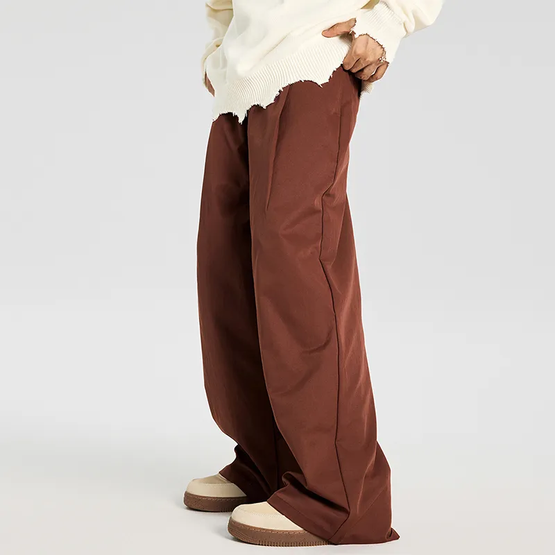 GTRG Casual Pants Unisex Rusty Red-4