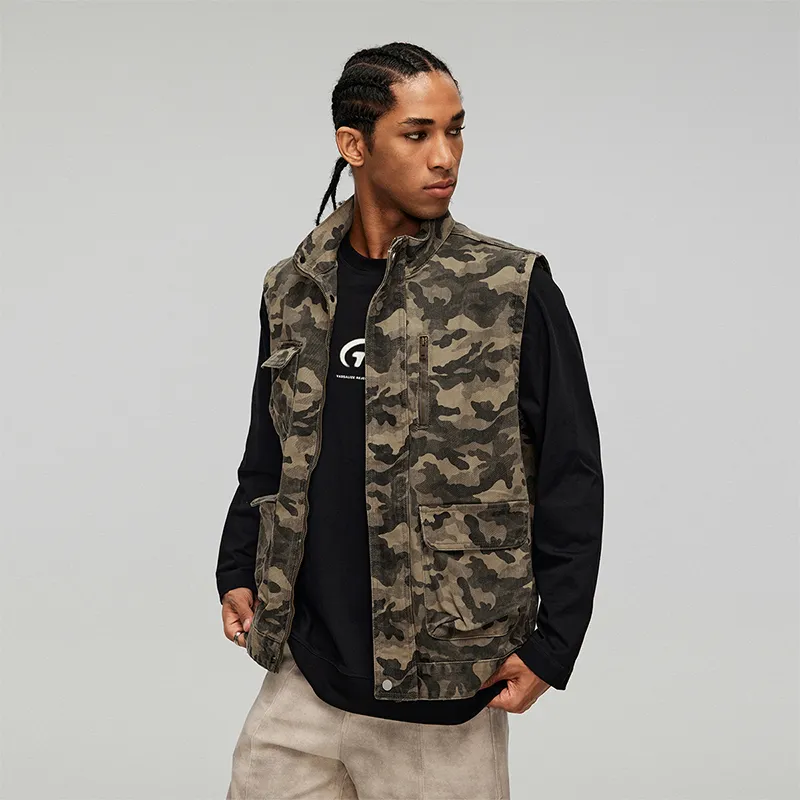 GTRG Vests Unisex Khaki-3