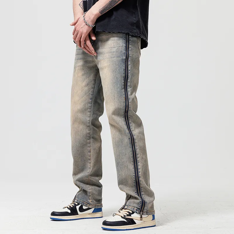 GTRG Jeans Unisex Yellow Mud-3