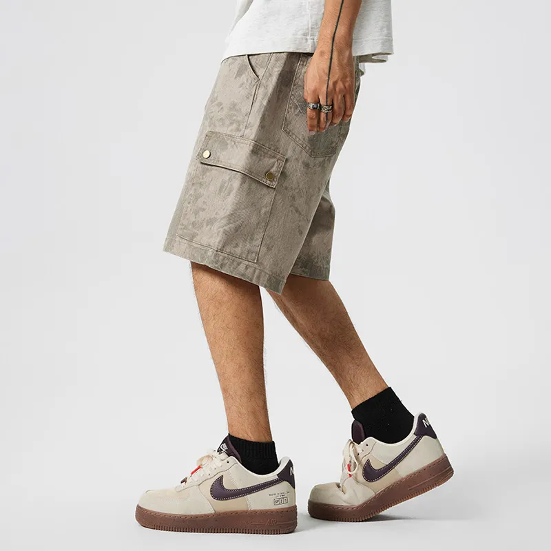 GTRG Casual Shorts Unisex Wasteland Yellow-7