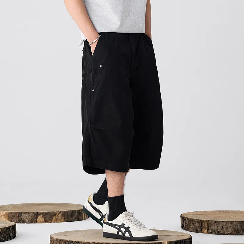 GTRG Casual Shorts Unisex Blue Black-2