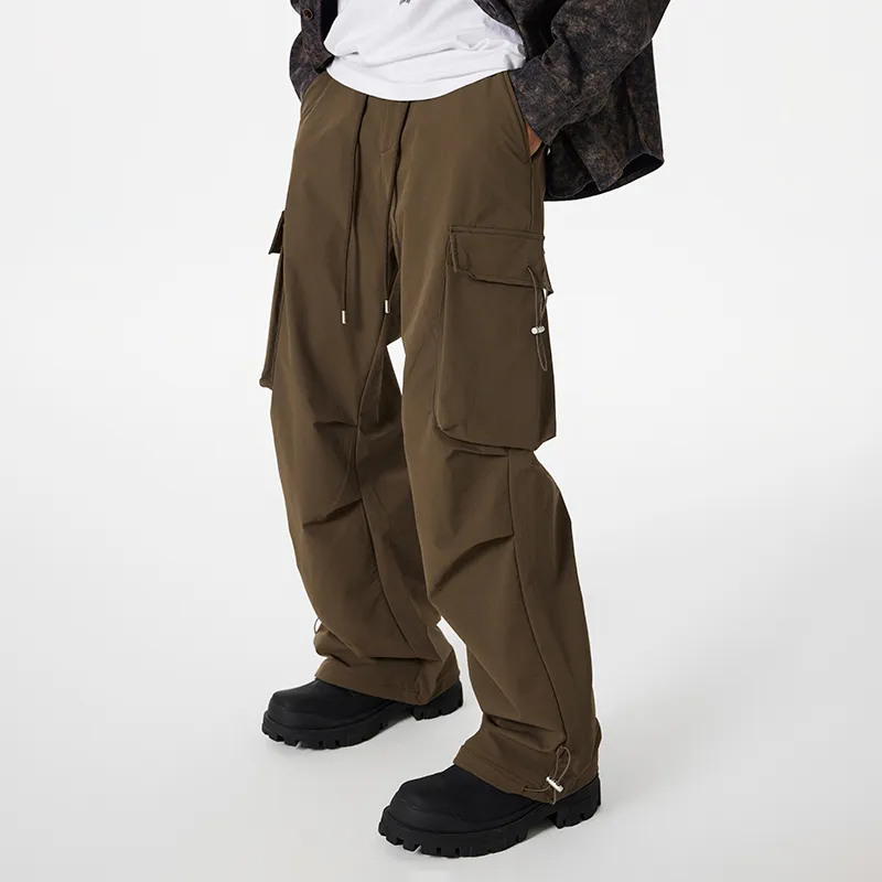 GTRG Cargo Pants Unisex Khaki-5