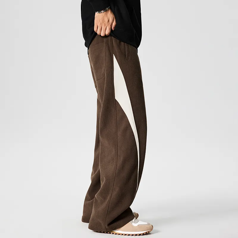 GTRG Casual Pants Unisex Coffee-4
