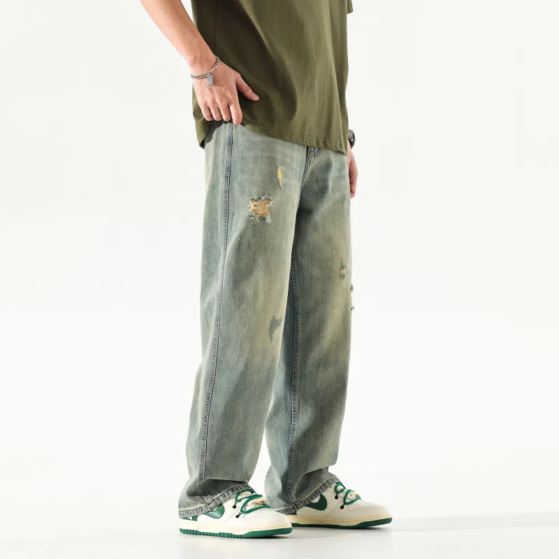 GTRG Jeans Men Yellow Mud-4