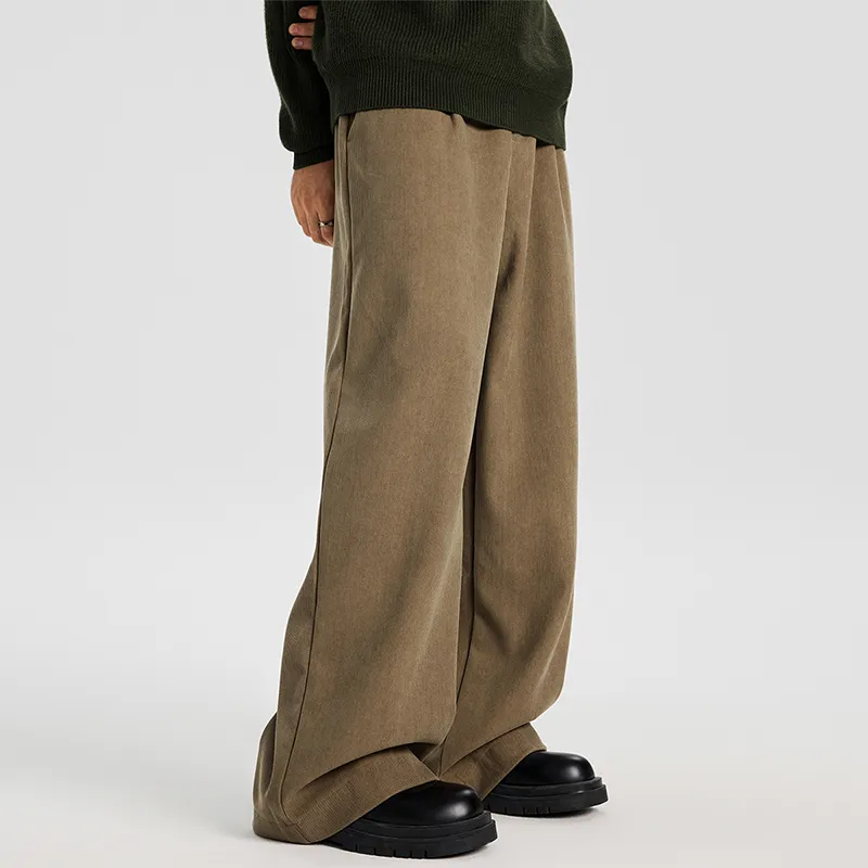 GTRG Casual Pants Unisex Khaki-5