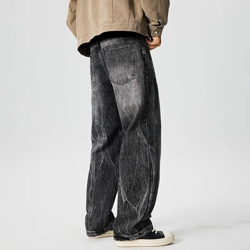 GTRG Jeans Unisex Black Gray Color-6