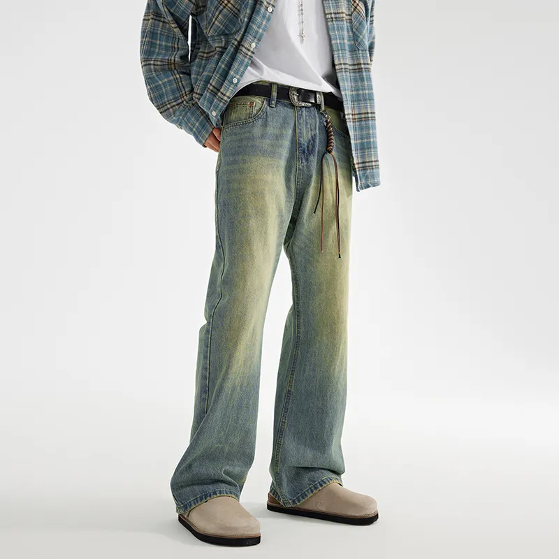 GTRG Jeans Unisex Yellow Mud-5