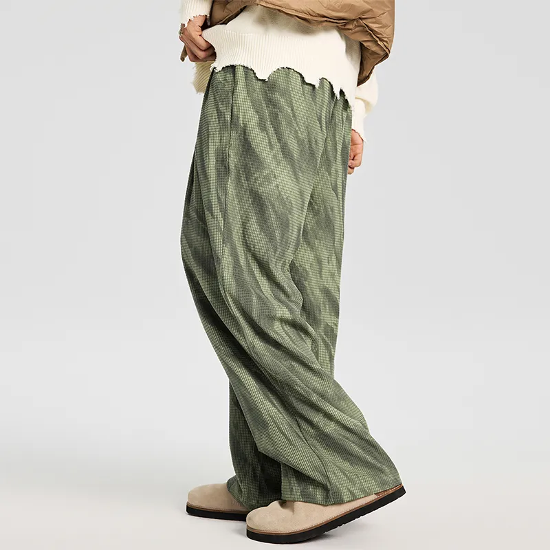 GTRG Casual Pants Unisex Light Green-5