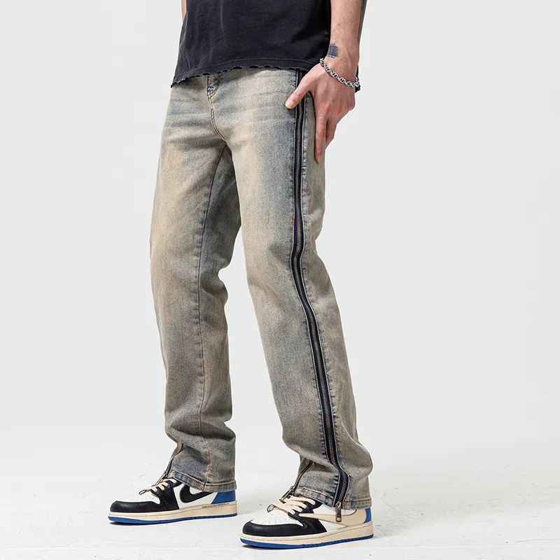 GTRG Jeans Unisex Yellow Mud-5