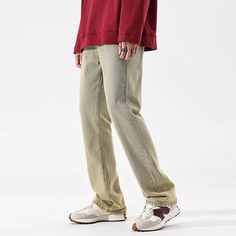 GTRG Jeans Unisex Yellow Mud-4