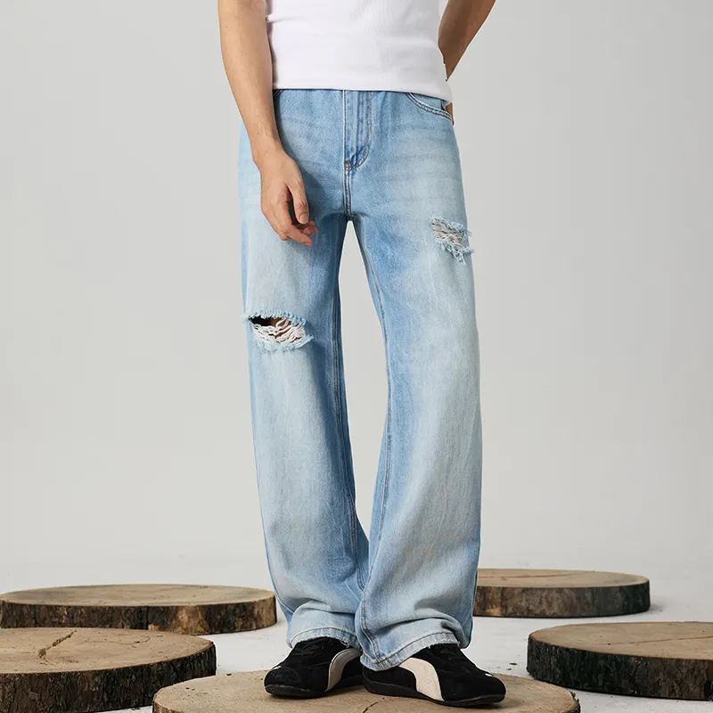 GTRG Jeans Unisex Colorful Blue-3
