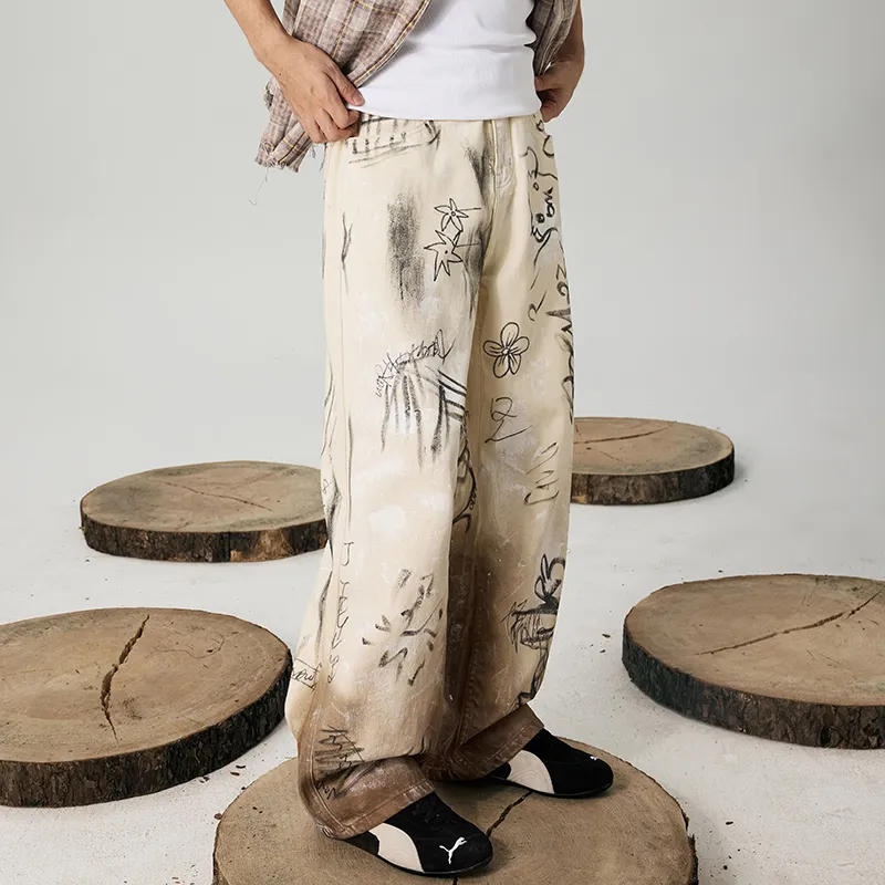 GTRG Jeans Unisex Ecru-6
