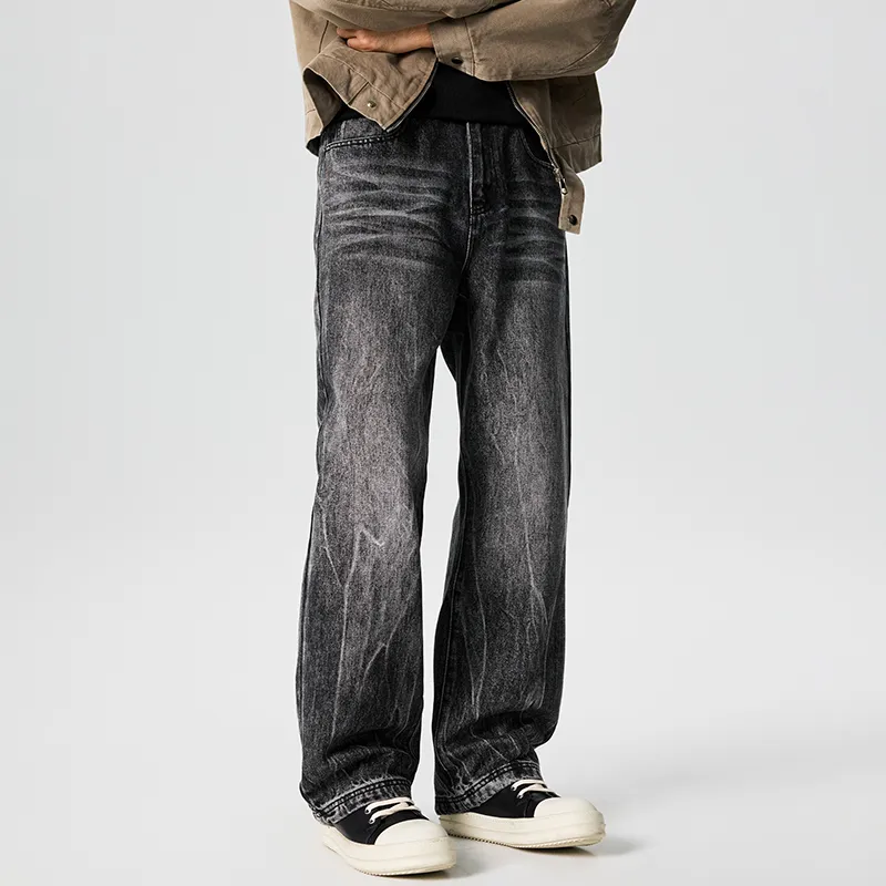 GTRG Jeans Unisex Black Gray Color-4