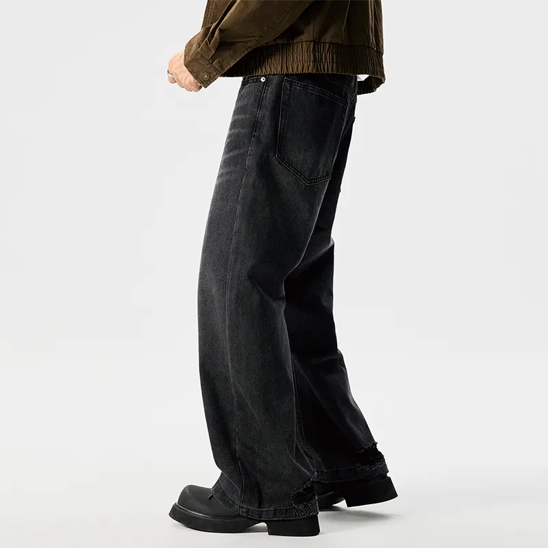 GTRG Jeans Unisex Black Gray Color-7