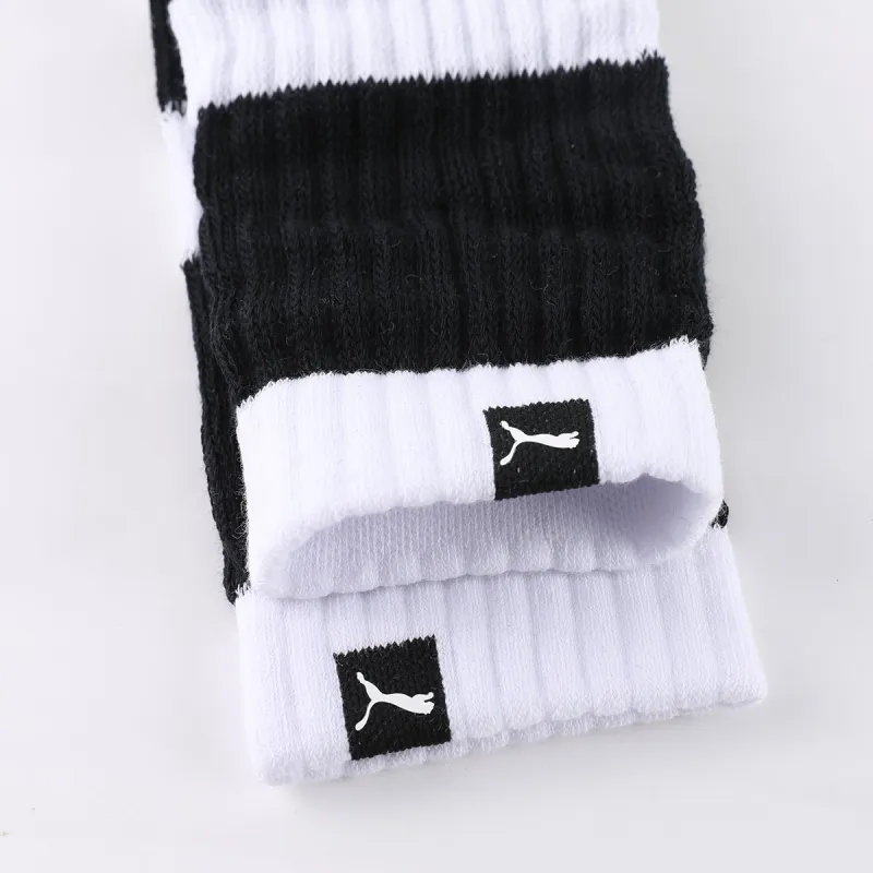 PUMA Thigh high Socks Women's 1 Pack White/Black-1