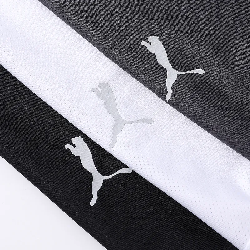 PUMA Undershirts Men's 2 Pack Black+Dark Gray Includes Gift Box Set-2