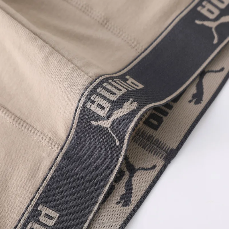 PUMA Underpants Men's 2 Pack Brown/Heather Gray-5