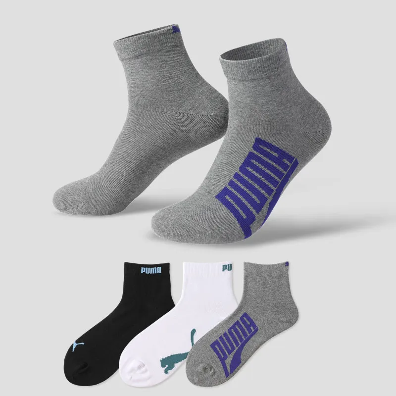 PUMA Mid Calf Socks Unisex 3 Pack-1