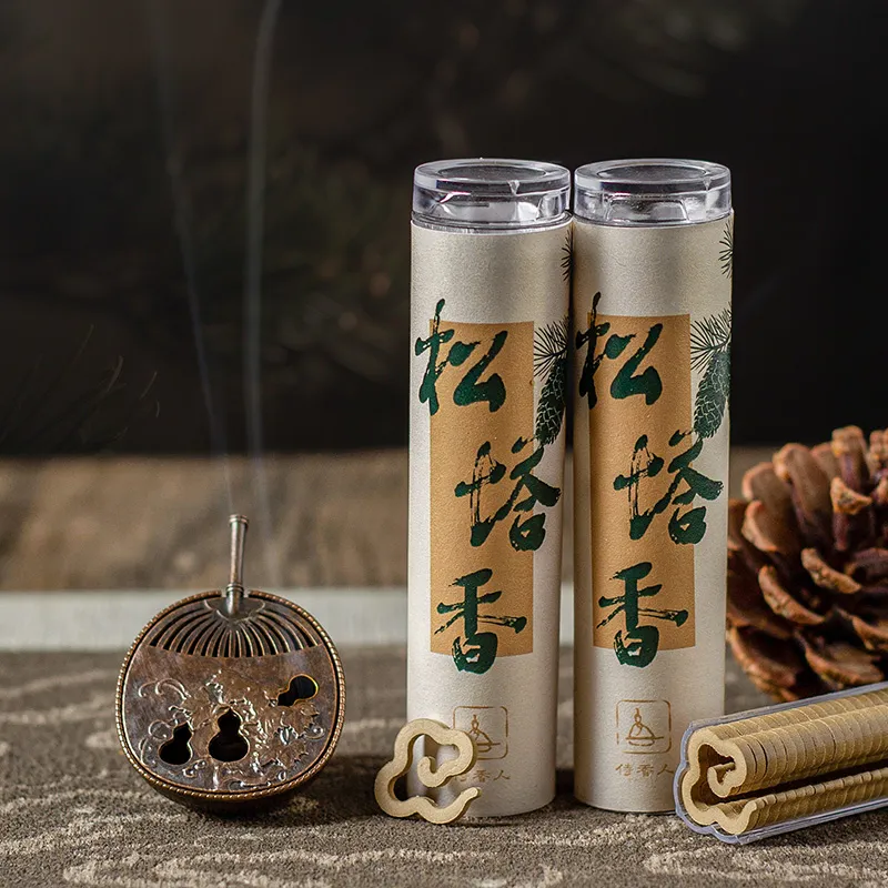 Waiters Natural Pine Cone Scent Non Sticky Incense 42 Tablets-10