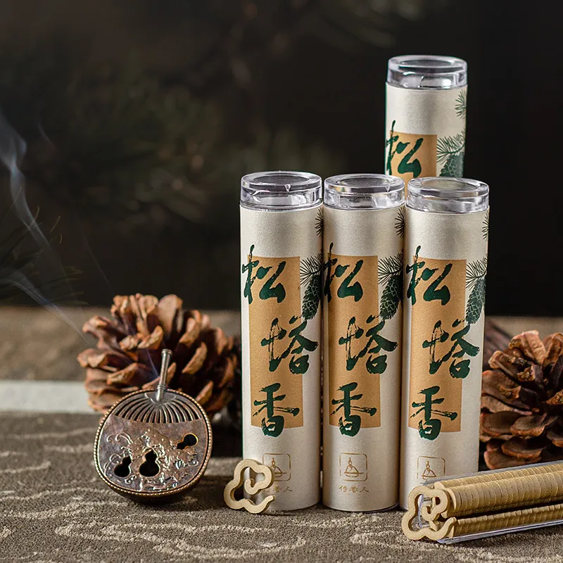 Waiters Natural Pine Cone Scent Non Sticky Incense 42 Tablets-21