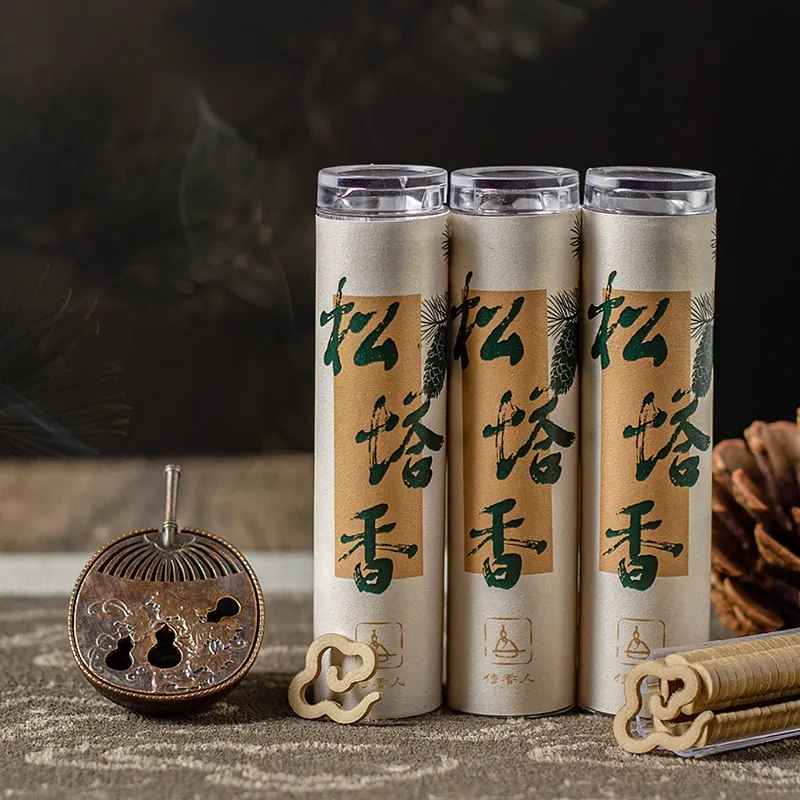 Waiters Natural Pine Cone Scent Non Sticky Incense 42 Tablets-16