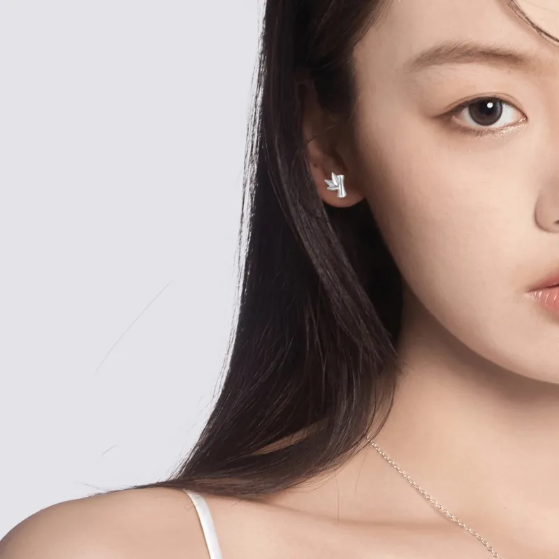 ERROR Sterling Silver Stud Earrings Women's-1