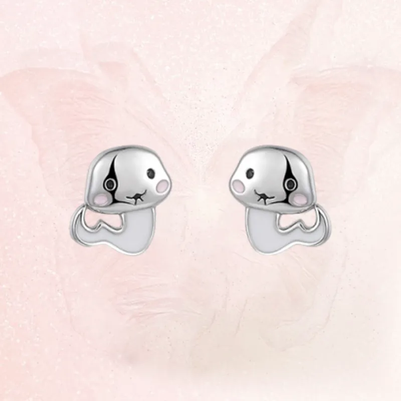 ERROR Sterling Silver Stud Earrings Women's-3