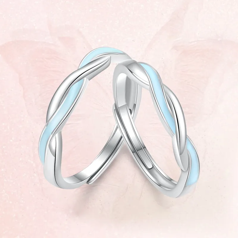 ERROR Sterling Silver Rings Unisex-2