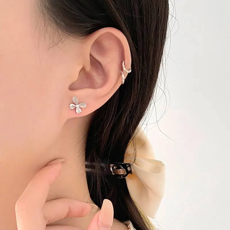 ERROR Sterling Silver Stud Earrings Women's-1