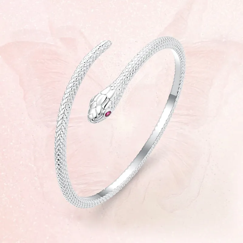 ERROR Sterling Silver Bangles Unisex-2
