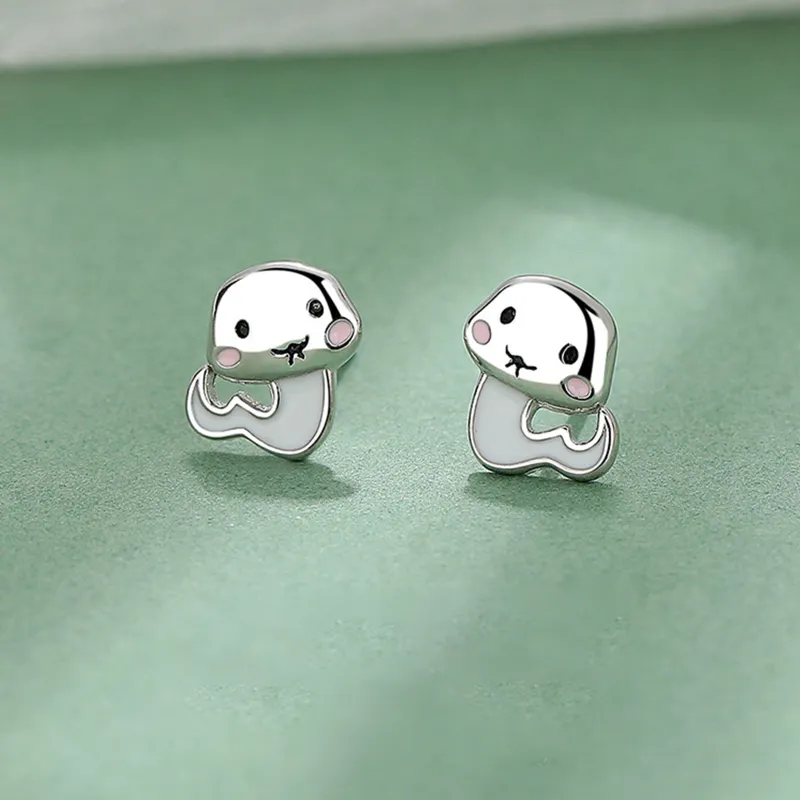 ERROR Sterling Silver Stud Earrings Women's-4