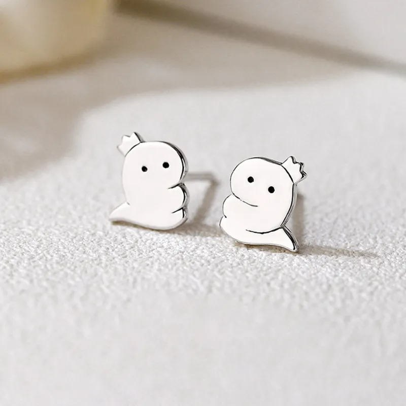 ERROR Sterling Silver Stud Earrings Women's-4