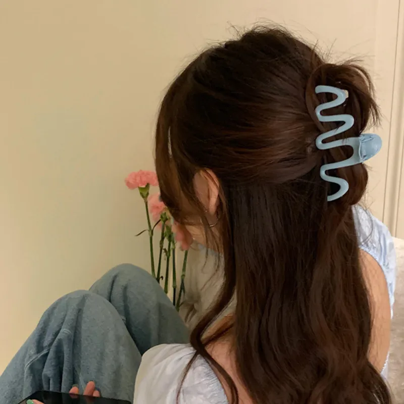 ERROR Alloy Acrylic Hair Clips Women's-4