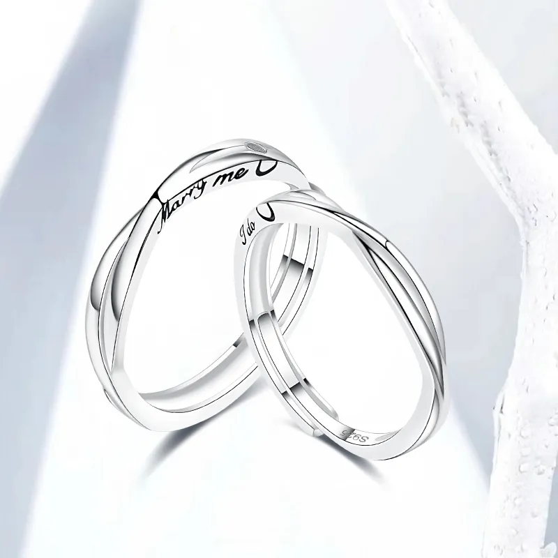 ERROR Sterling Silver Rings Unisex-2