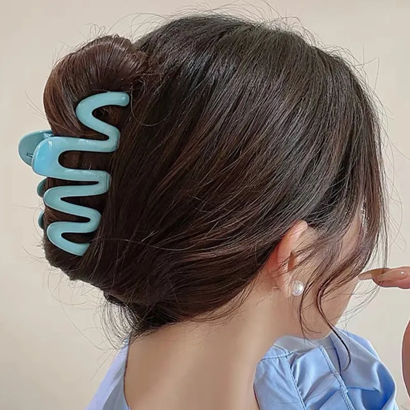 ERROR Alloy Acrylic Hair Clips Women's-3