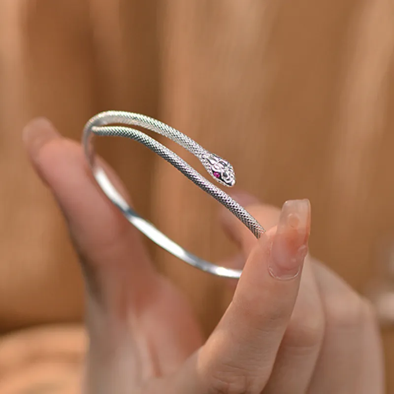 ERROR Sterling Silver Bangles Unisex-6