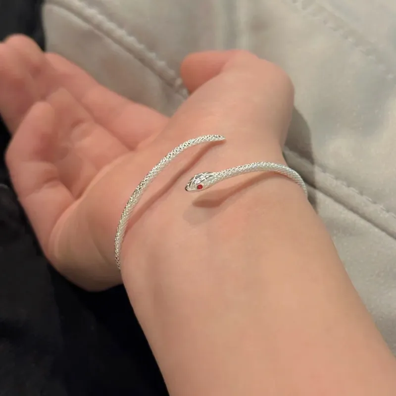 ERROR Sterling Silver Bangles Unisex-4