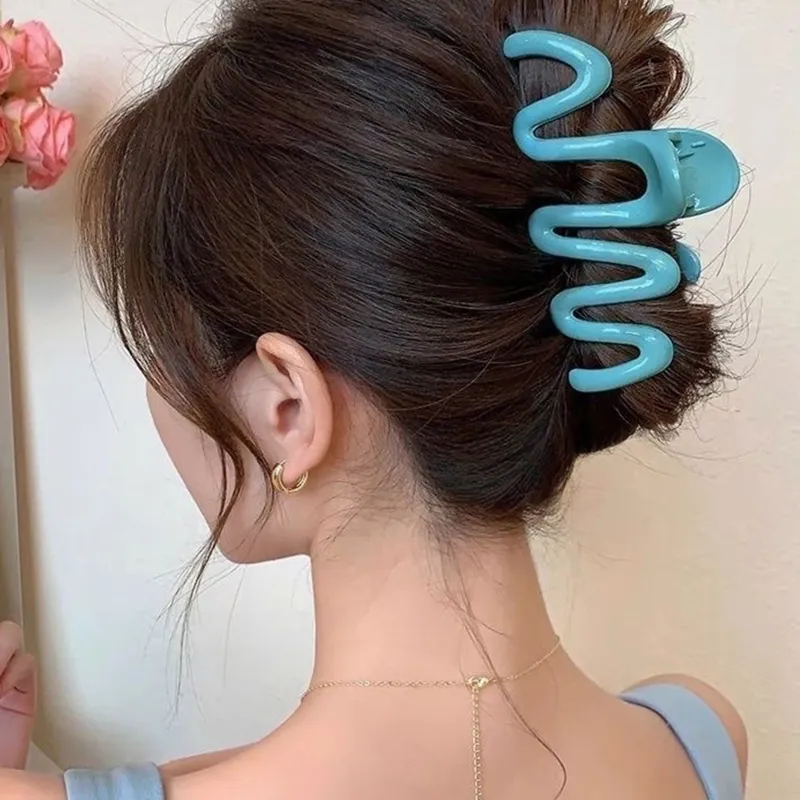 ERROR Alloy Acrylic Hair Clips Women's-2