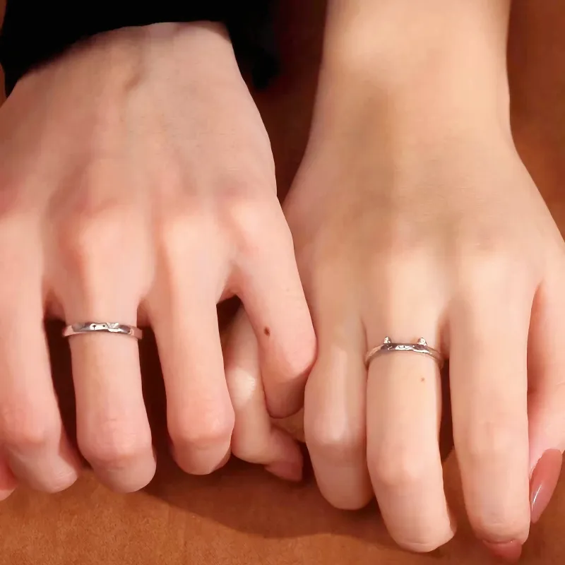 ERROR Sterling Silver Rings Unisex-4