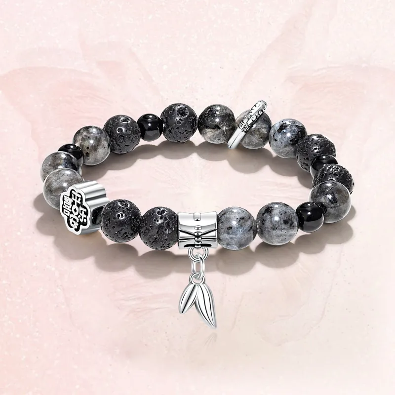 ERROR Volcanic Stone Bracelets Unisex-4