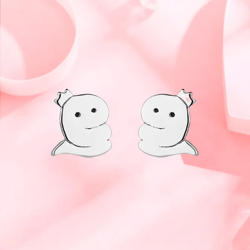 ERROR Sterling Silver Stud Earrings Women's-3