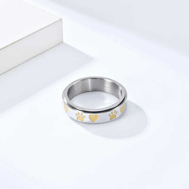 SKSW Titanium Steel Rings Unisex-3