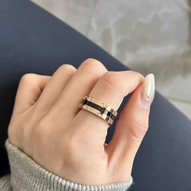 SKSW Titanium Steel Rings Unisex-6