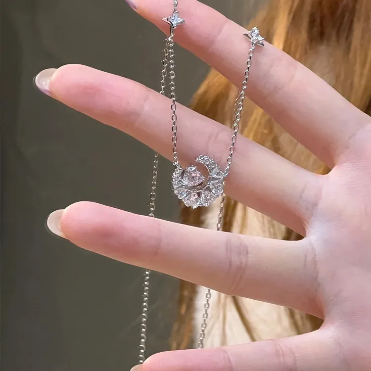 SKSW Alloy+Zircon Necklaces Women's-3