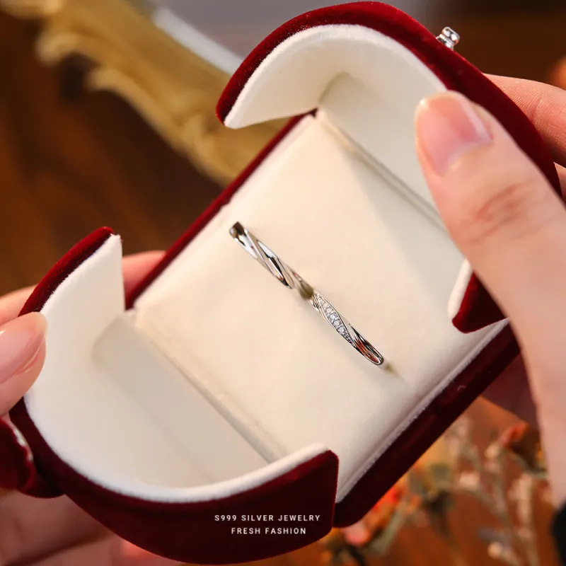 SKSW S999 Fine Silver Rings Unisex-3