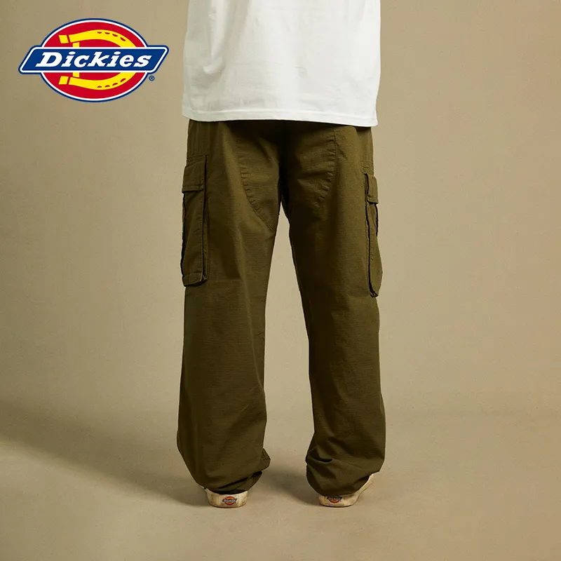 Dickies Cargo Pants Unisex Army Green-3